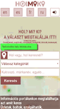 Mobile Screenshot of ingatlan.holmiki.hu